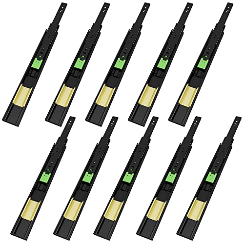 VADANIA プッシュスライドレール VF1245 プッシュオープンスライドレール 3段引 600mm 左右5セット