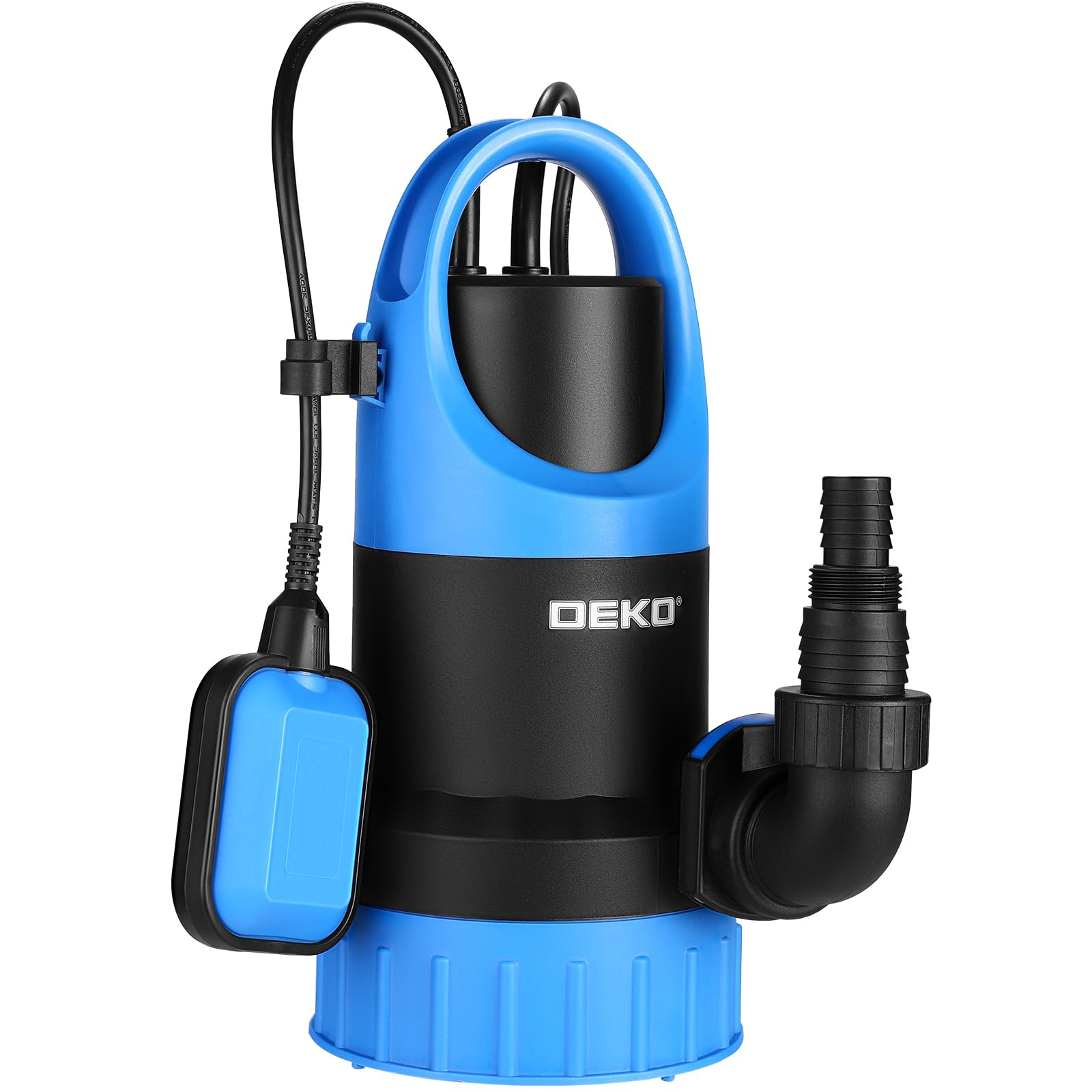 DEKO 750W 1HP 底部入水式 水中ポンプ 浮きセンサー付き 最大吐出量17033L/H 最大揚程9M 電動 循環ポンプ 水耕栽培 ウォーターポンプ 水族館給水 排水ポンプ