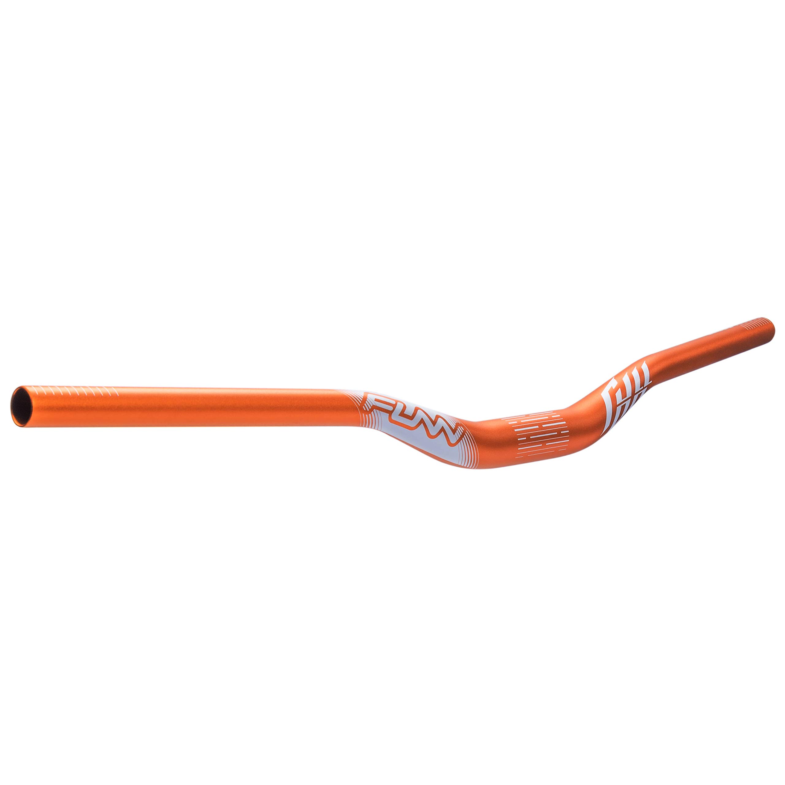 Funn(ファン) フル-オン(Full On)、 MTB、自転車用ハンドルバー、クランプ径:φ31.8mm、幅785mm、耐久性、剛性感、柔軟性、衝撃吸収性、軽量化（30ｍｍ上昇、オレンジ）