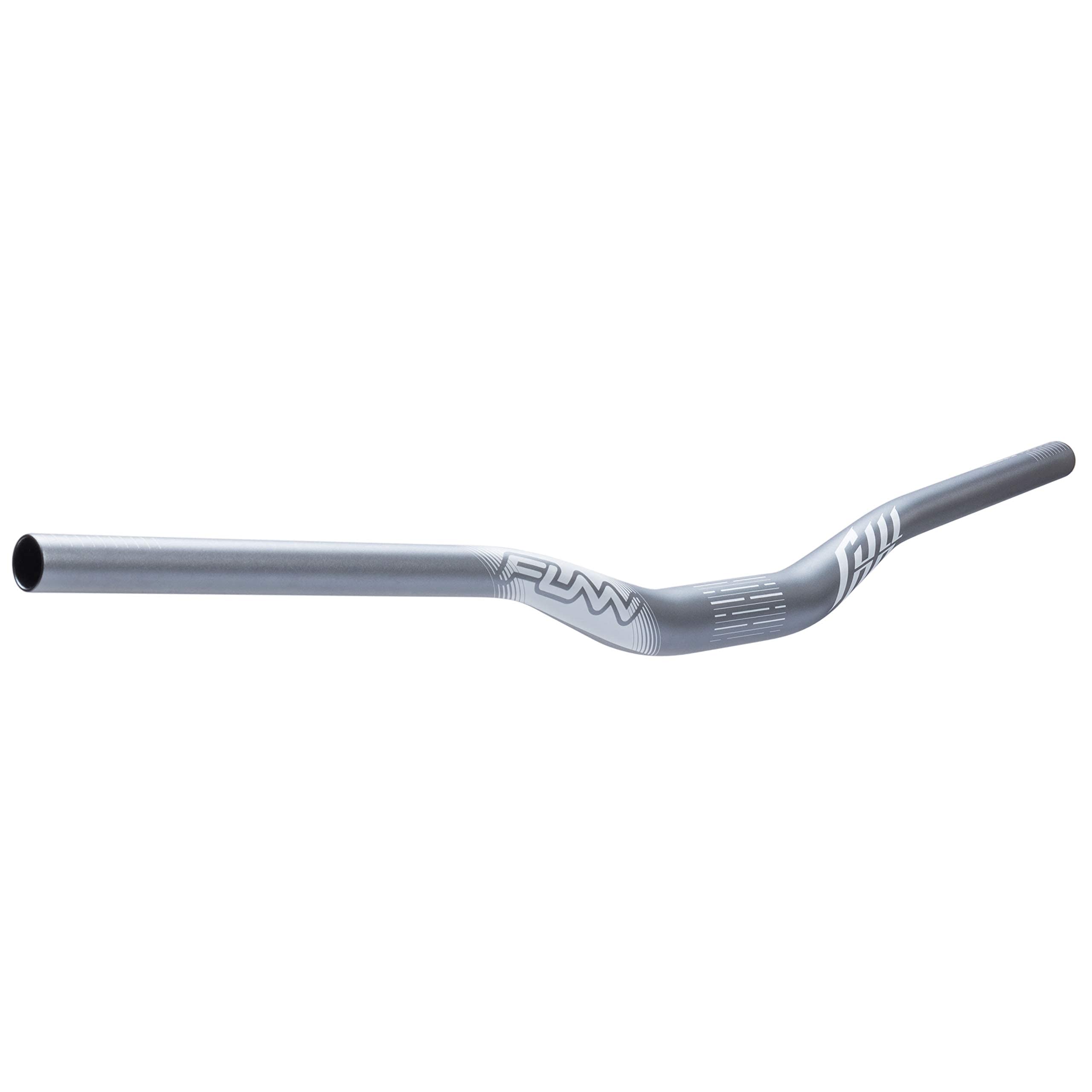 Funn(ファン) フル-オン(Full On)、 MTB、自転車用ハンドルバー、クランプ径:φ31.8mm、幅785mm、耐久性、剛性感、柔軟性、衝撃吸収性、軽量化（30ｍｍ上昇、グレー）