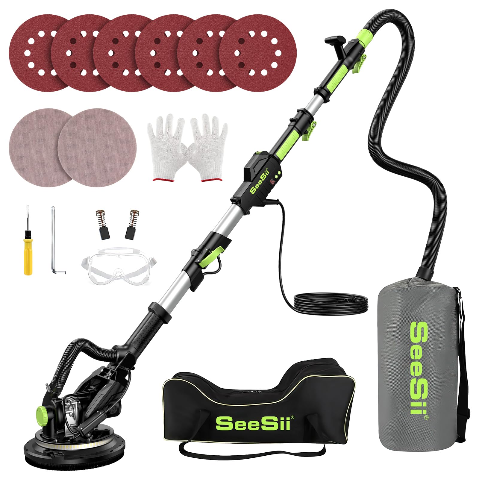 楽天市場】【2025最新改良】SEESII電気ドライウォールサンダー