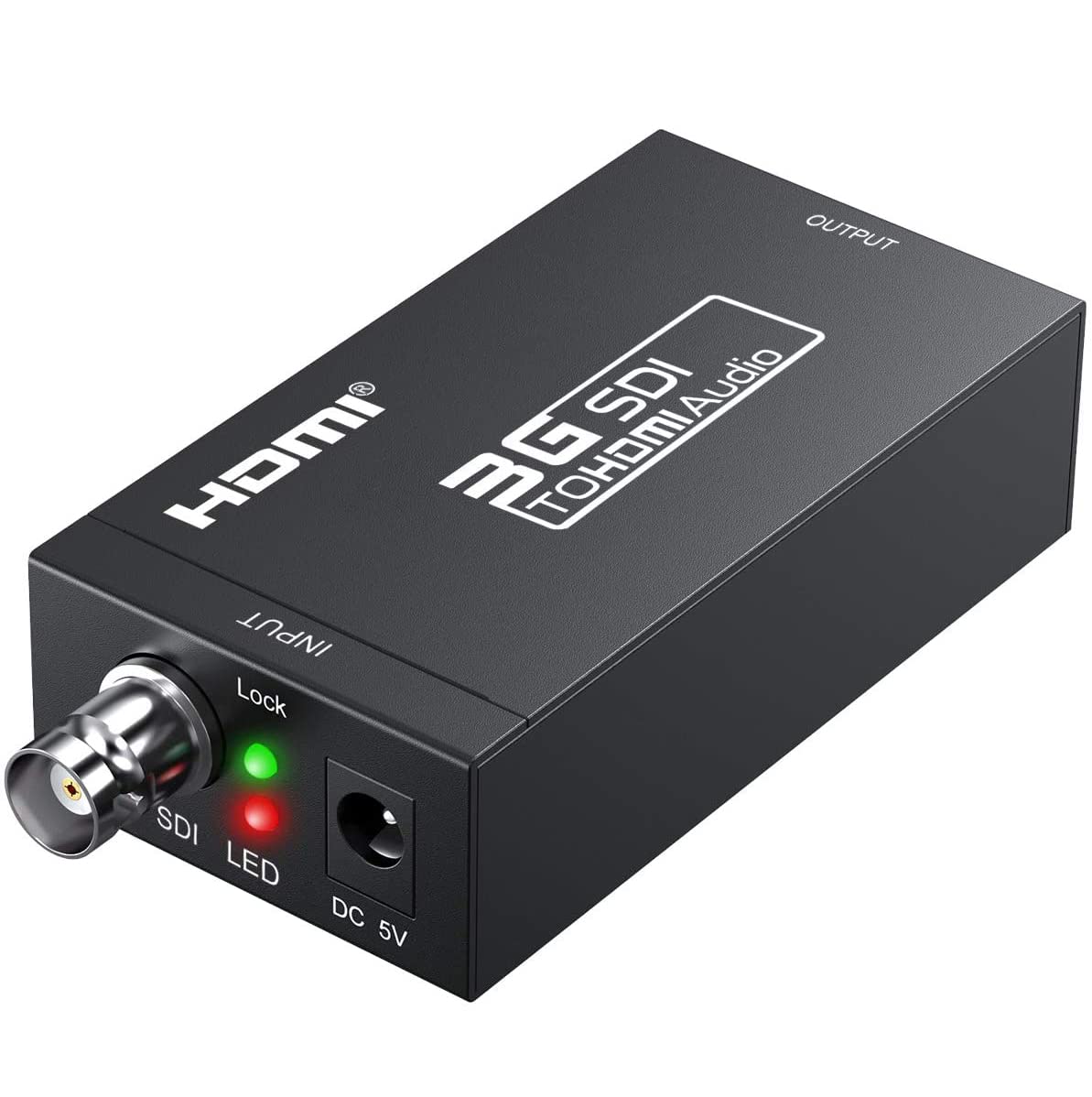 ELEVIEW 3G SDI to HDMI コンバーター 3G-SDI/HD-SDI/SD-SDI to HDMI変換器 sdi hdmi 変換 sdi-hd 変換 1080P ESD保護機能搭載 (SDI to HDMI) EHD-029N