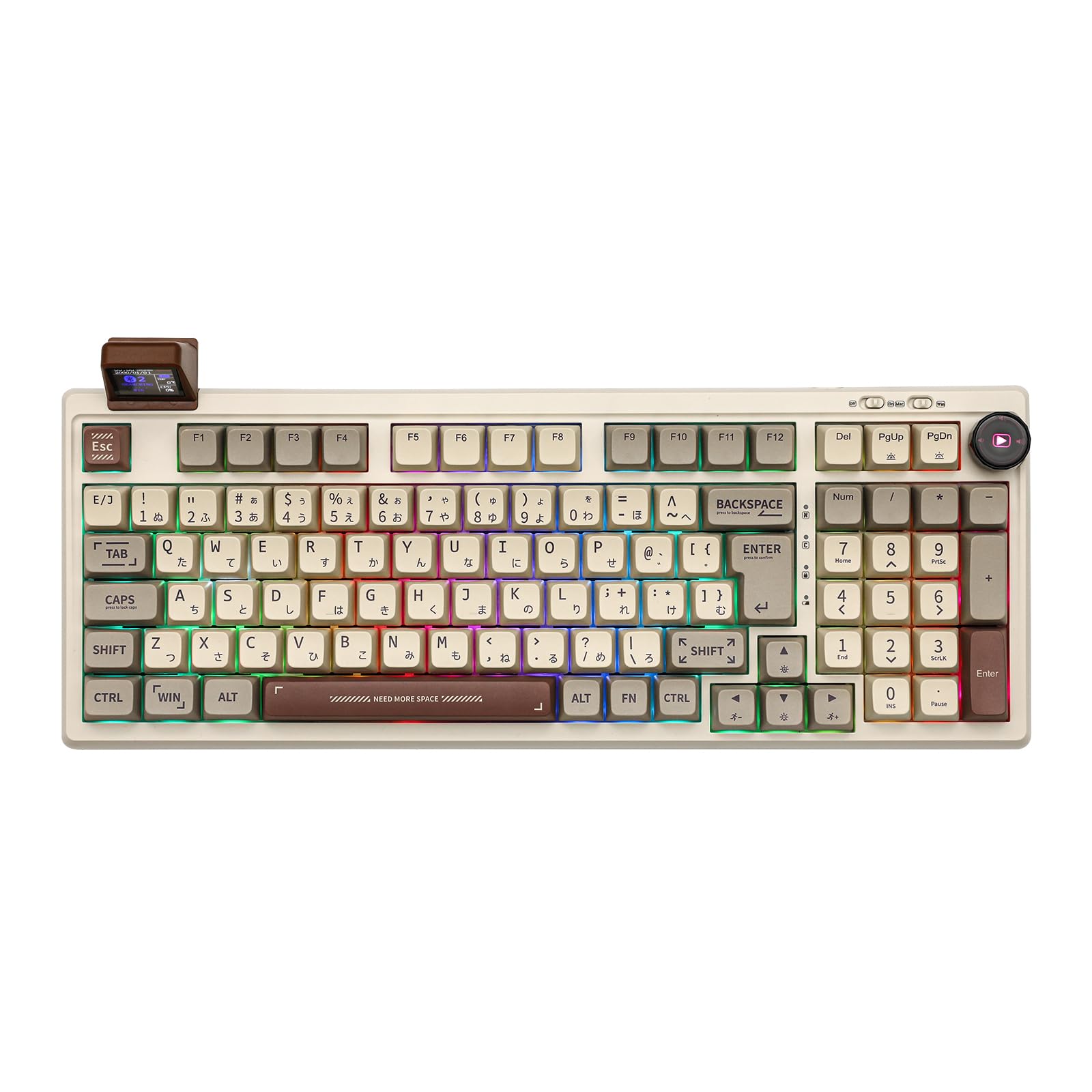 楽天市場】【送料無料】EPOMAKER TH87 JIS 日本語配列 TKL ワイヤレス