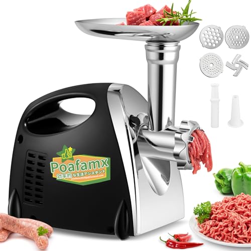 楽天市場】Poafamx手動ミンサー4.5mm/8mm2枚ブレード付きミンチ機