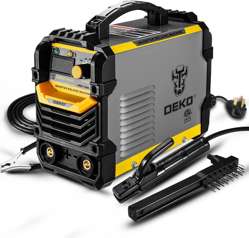 DEKO MMA溶接機 110V&220V兼用 160A アークARC手棒溶接 リフトTIG溶接機能 ノンガス 半自動溶接機 家庭用ポータブル直流インバータ溶接機 PDF版日本語取扱説明書付き|SelectSHOP 岐阜 店