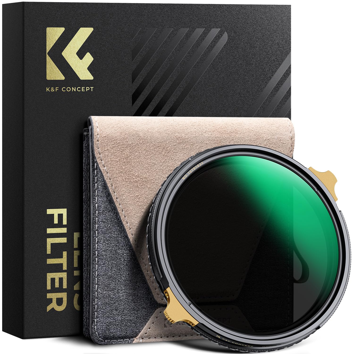 K&F CONCEPT 67mm ND2-32&CPLフィルター 可変NDフィルター 2in1 一枚二役 多機能フィルター 真鍮製 フレアやゴースト防止 色かぶり無し 両面36層ナノコーティング 撥水防汚 キズ防止 超薄枠 ケラレ無し（NANO-X Pro