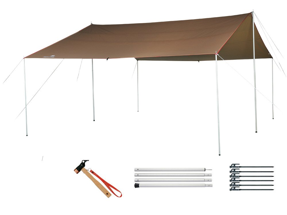 スノーピーク(snow peak) タープ/R HDタープ "シールド" レクタ L Pro セット TP-842S [8人用] 大型 アウトドア キャンプ｜SelectSHOP 岐阜 店