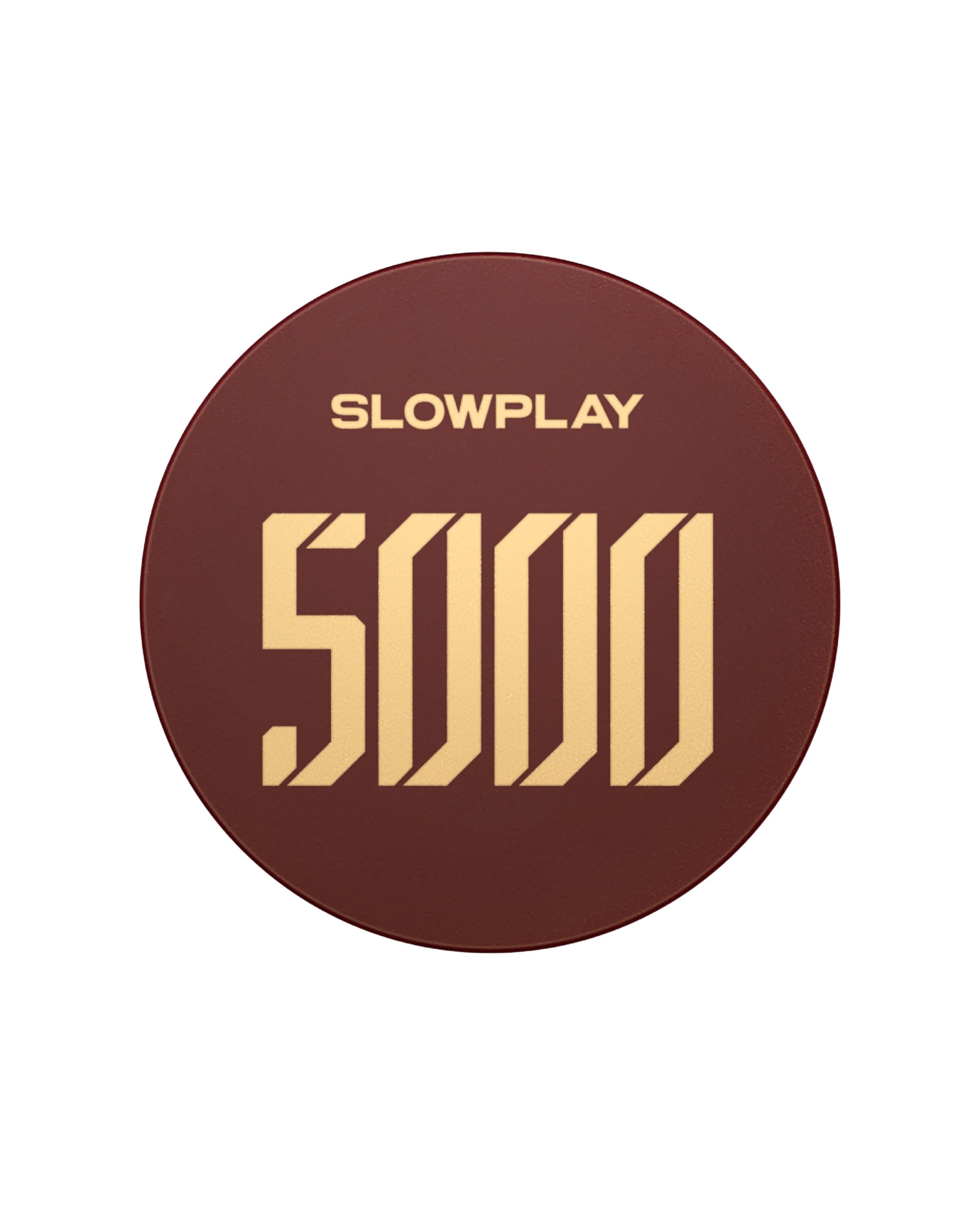 SLOWPLAY Godel セラミック ポーカーチップ（カジノグレード・10g・39mm）|テキサスホールデム用・プロ仕様|50枚セット | 5000ドルチップ