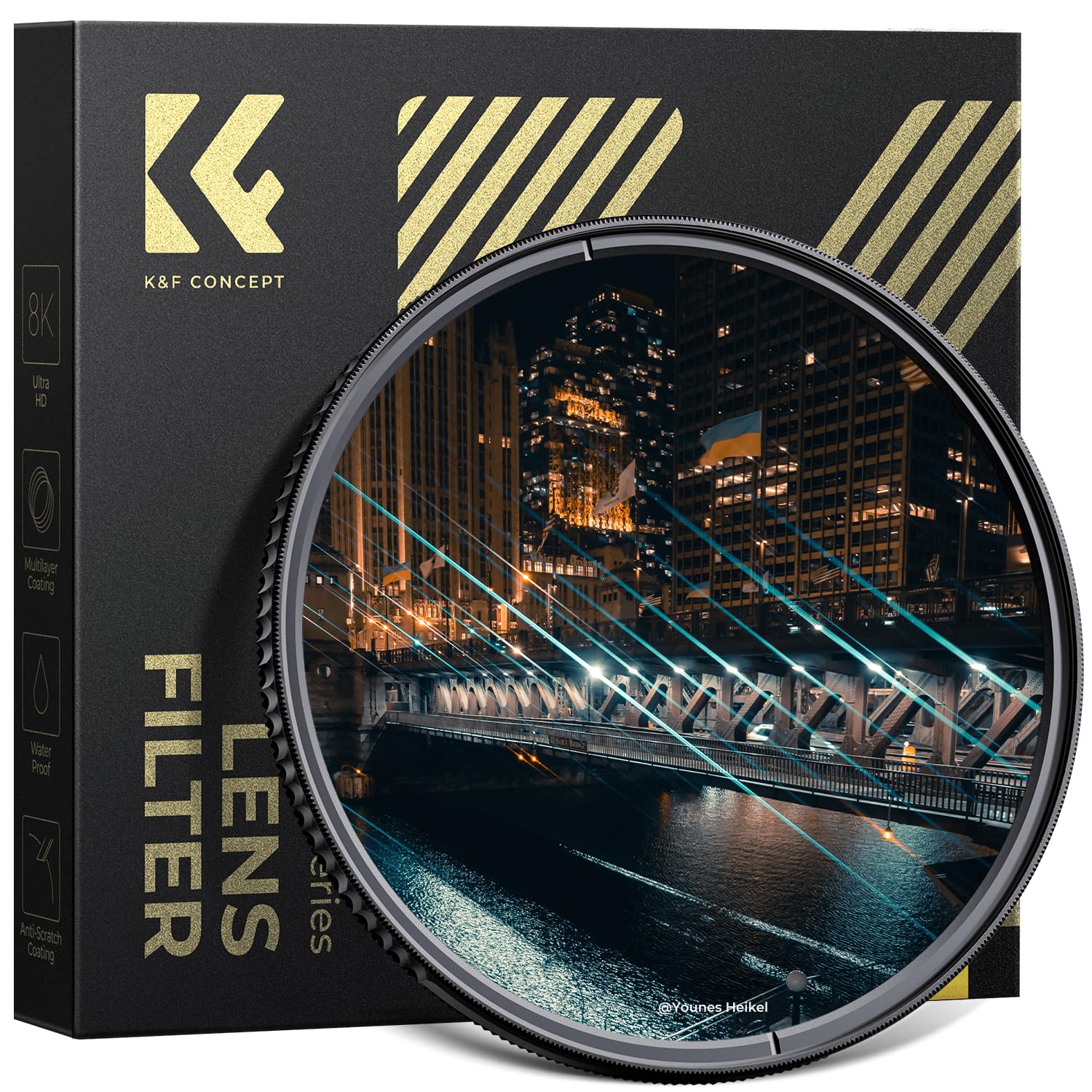 K&F CONCEPT 67mm ブルーストリークフィルター 28層コーティング 防カビ 撥水撥油 擦り傷防止 薄型 特殊効果フィルター Blue Streak 夜景/ポートレート最適（NANO-Xシリーズ） 6,360円