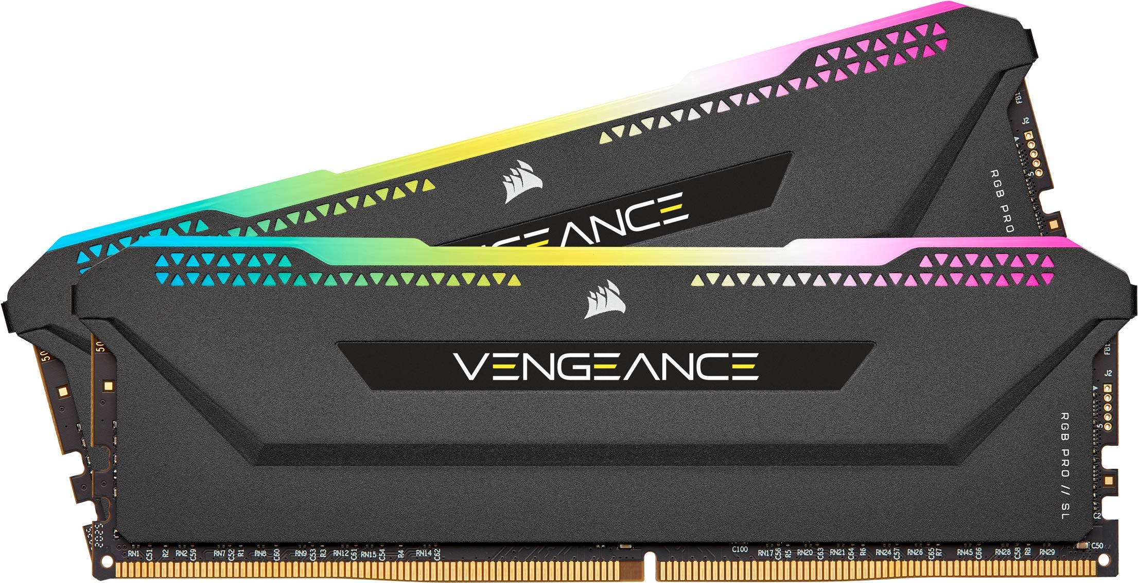 CORSAIR Corsair DDR4-3600MHz デスクトップPC用 メモリ VENGANCE RGB PRO SLシリーズ 32GB [16GB&times;2枚] CMH32GX4M2D3600C18｜SelectSHOP 岐阜 店 46,298円