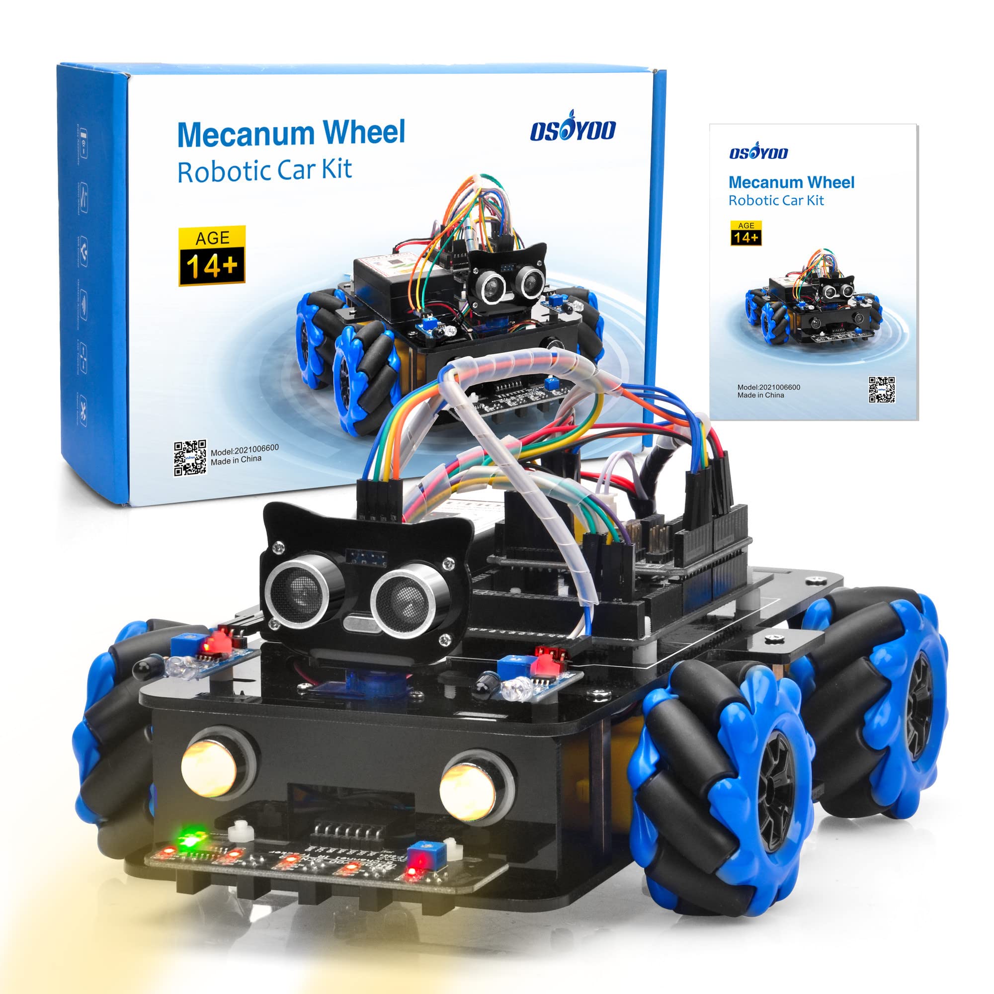 【在庫残1】工作 教育 ロボット カー　Arduino アルドゥイーノ キット Amazon | OSOYOO Arduino用 アルドゥイーノ UNO ロボット カー