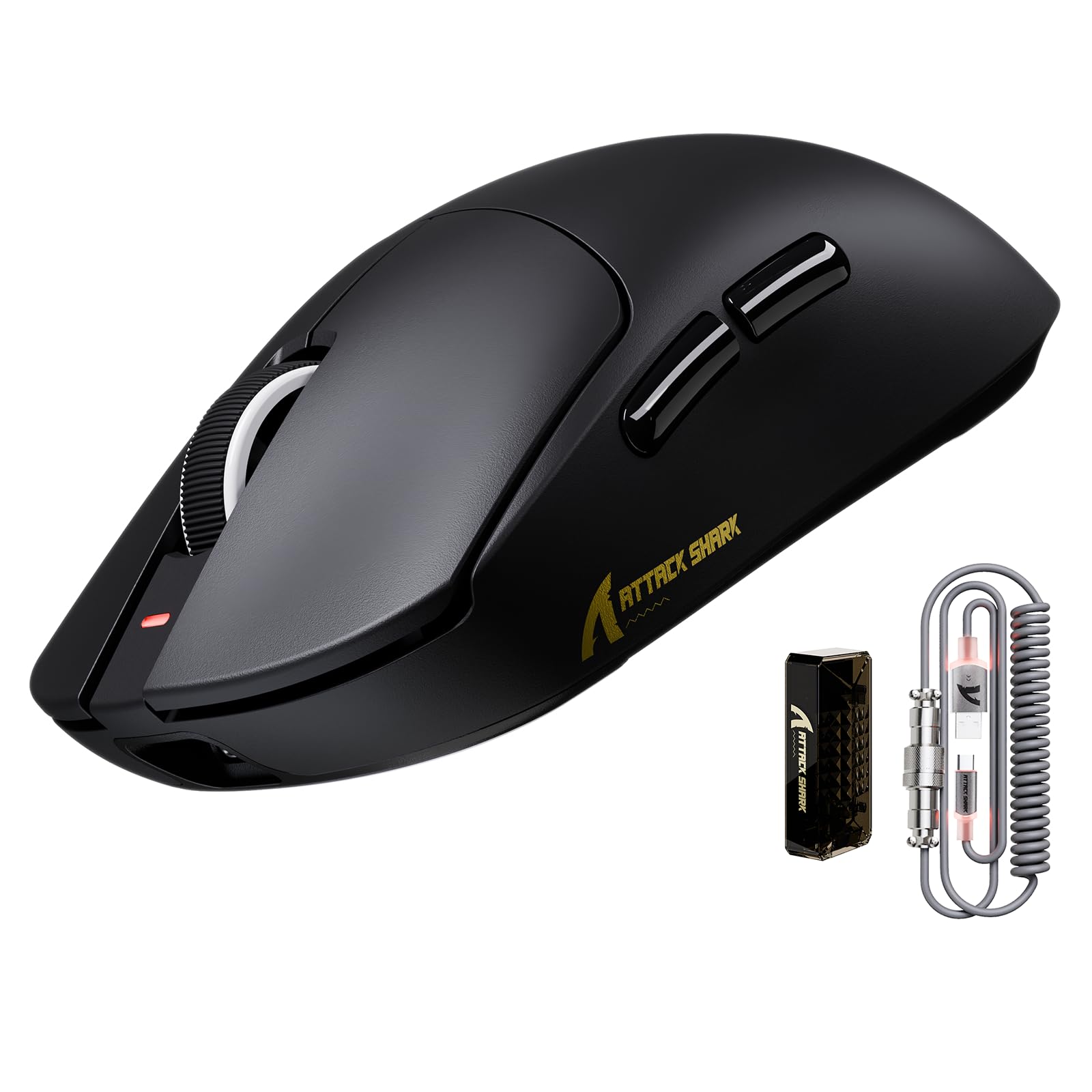 ATTACK SHARK X8 Ultraゲーミングマウス スーパーライト59gマウス ワイヤレス2.4 G/Bluetooth/有線Type-C 8000HzポーリングレートPAW3950MAXセンサー Nordic52840 8Kレシーバー搭載 42K
