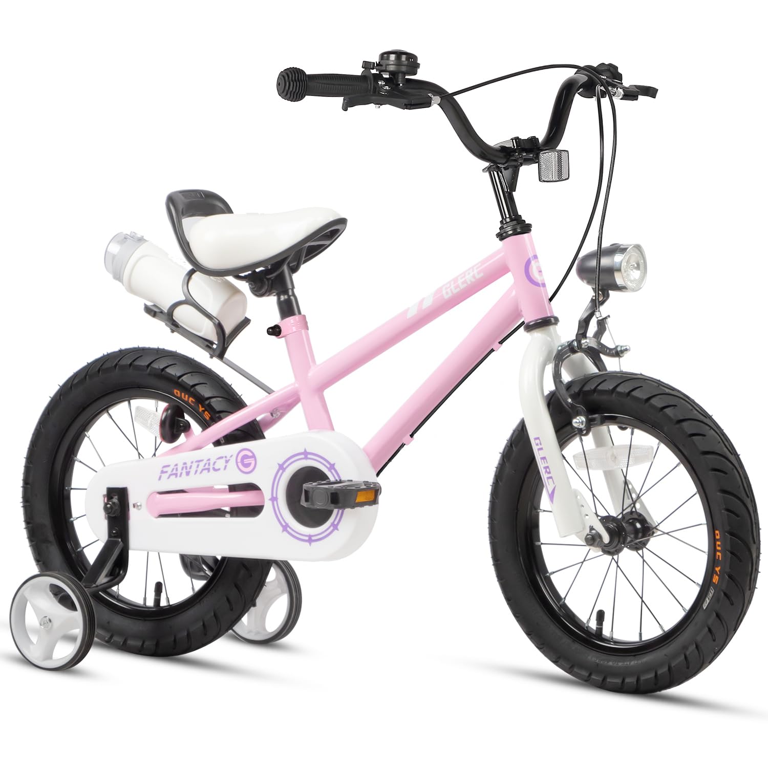 未使用【Glerc】Bubble子供用自転車 16インチ 可愛い星柄 グリーン Glerc】Bubble子供用自転車 16インチ 可愛い星柄 5歳 6歳 7歳