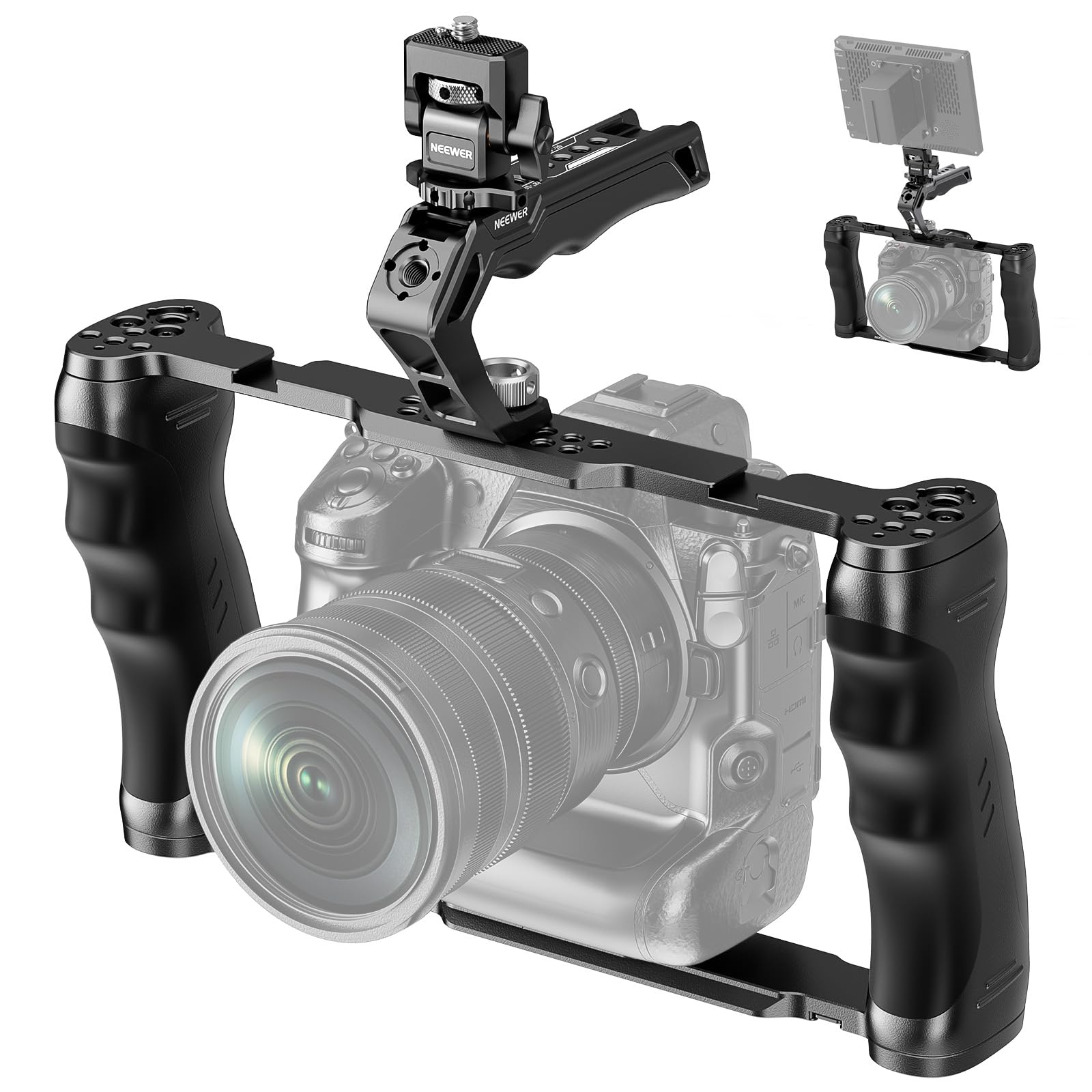 Niceyrig ・汎用カメラケージ カメラケージ ハンドル付 Niceyrig ・汎用カメラケージ カメラケージ ハンドル付