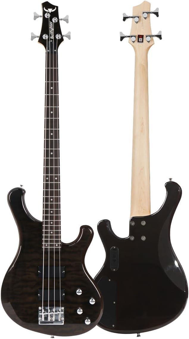 楽天市場】Bullfightエレキベースセットアクセサリーセット付き、4弦