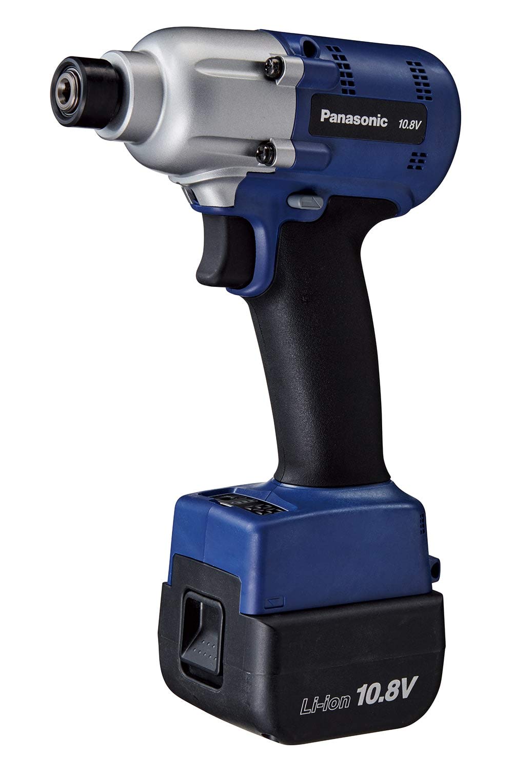 パナソニック 充電インパクトドライバー 10.8V 3.0Ah電池パック×2個セット 産業用 Sシリーズ ボルト締付 最大締付トルク約80N 6段階締付機能 M6/M8対応 小型 軽量 高耐久仕様 EYSLA2NS