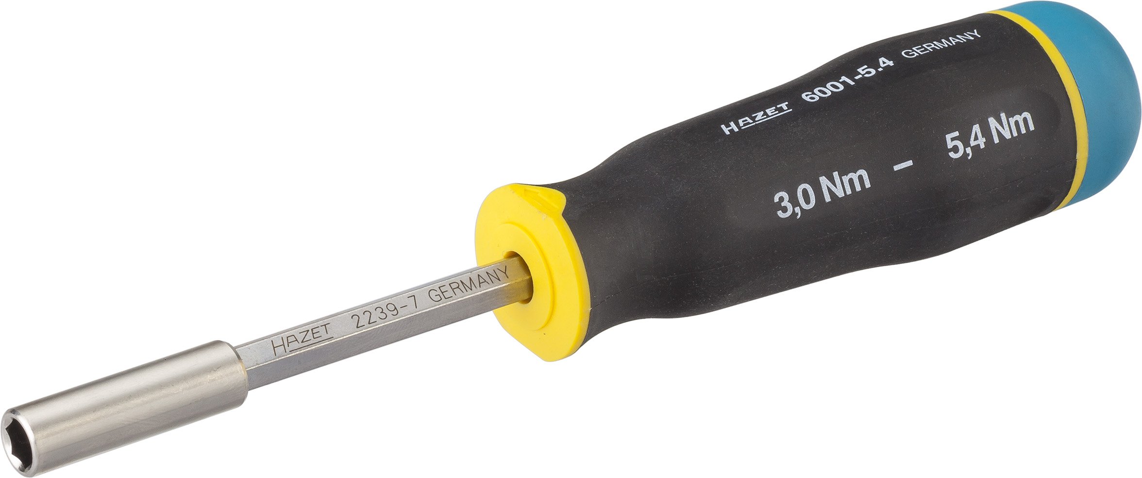HAZET(ハゼット) トルクドライバー 1/4インチ(6.3mm) ビットホルダー 6001 ? 5.4