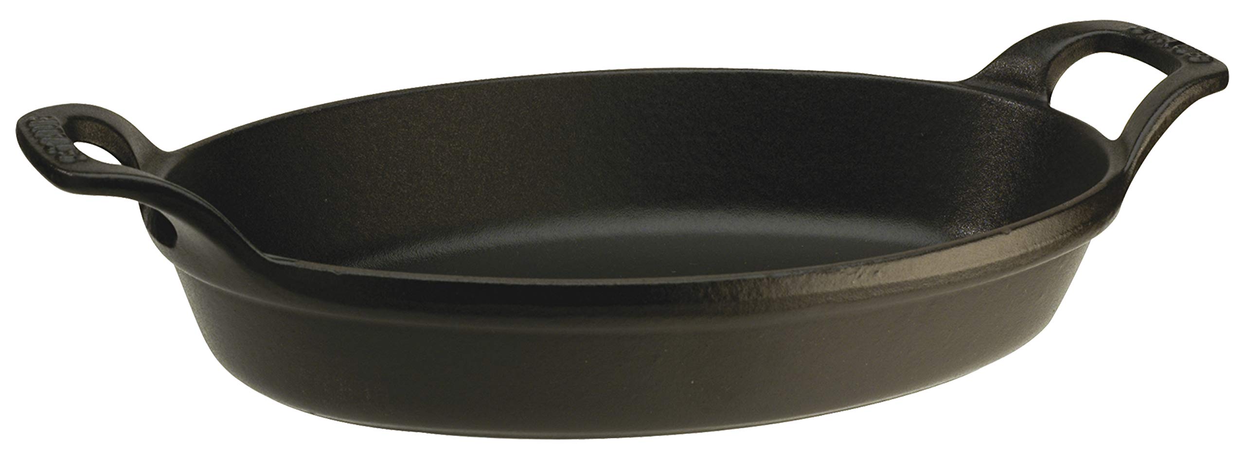 staub ストウブ 「 オーバル スタッカブル ディッシュ ブラック 37cm 」 鋳物 ホーロー 鉄 【日本正規販売品】 Dish 40508-283|SelectSHOP 岐阜 店