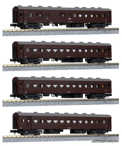 マイクロエース A-5721 オハ62系　北海道型 4両セット Amazon | Nゲージa5721国鉄オハ62システムPassenger北海道仕様4