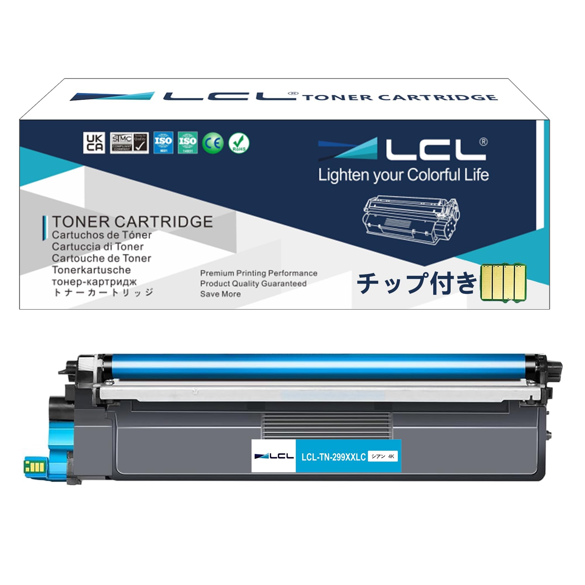 LCL ブラザー用 Brother用 TN299XXL TN299XXLC 互換トナーカートリッジ 4000枚 対応機種：HL-L3240CDW MFC-L3780CDW (1パック シアン)