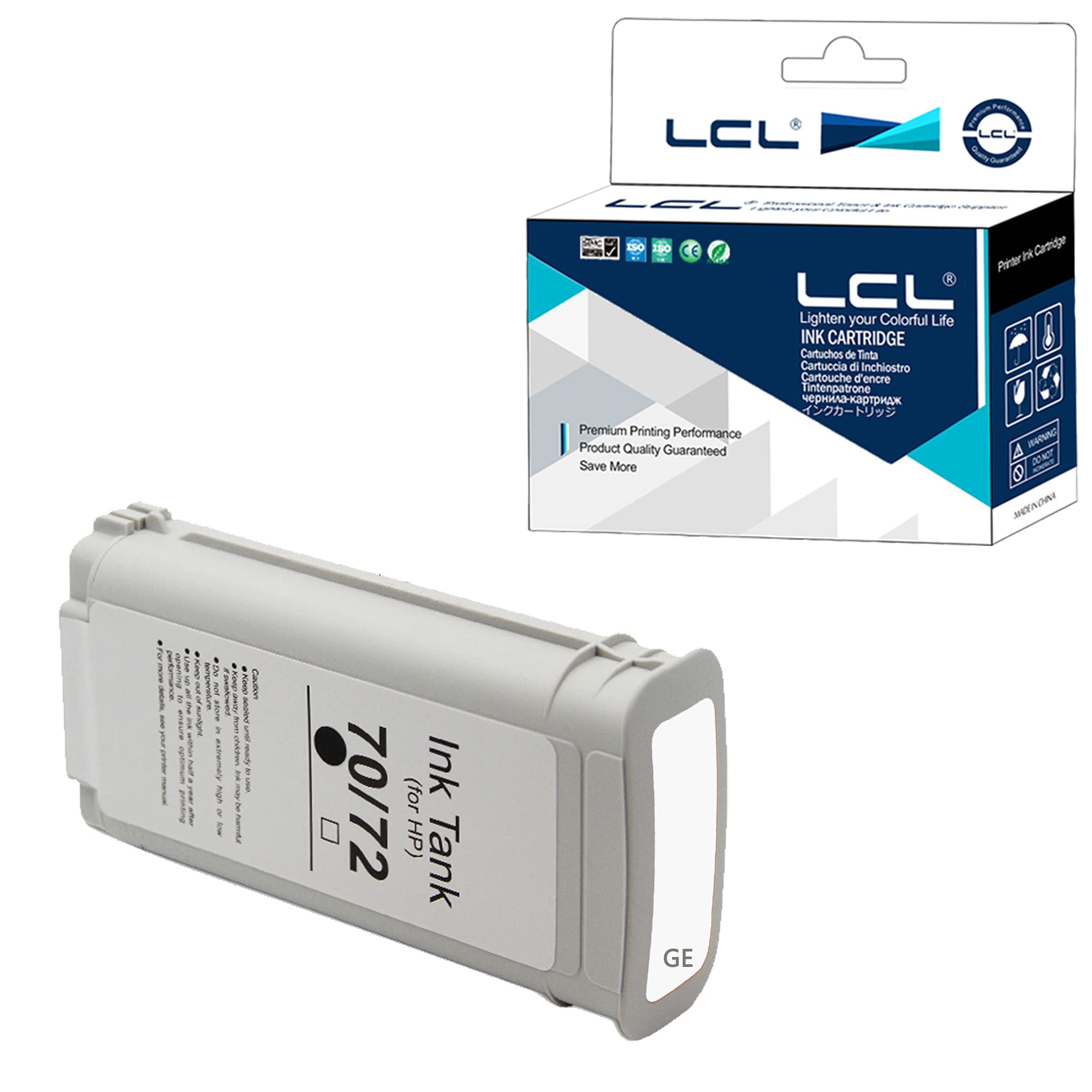 LCL HP用 70 C9459A 135ML 大容量 (1パック グロスエンハンサ) 互換インクカートリッジ 対応機種：Designjet Z2100 Z3100 Z3100PS Z3200 Z3200PS Z5200 Z5400