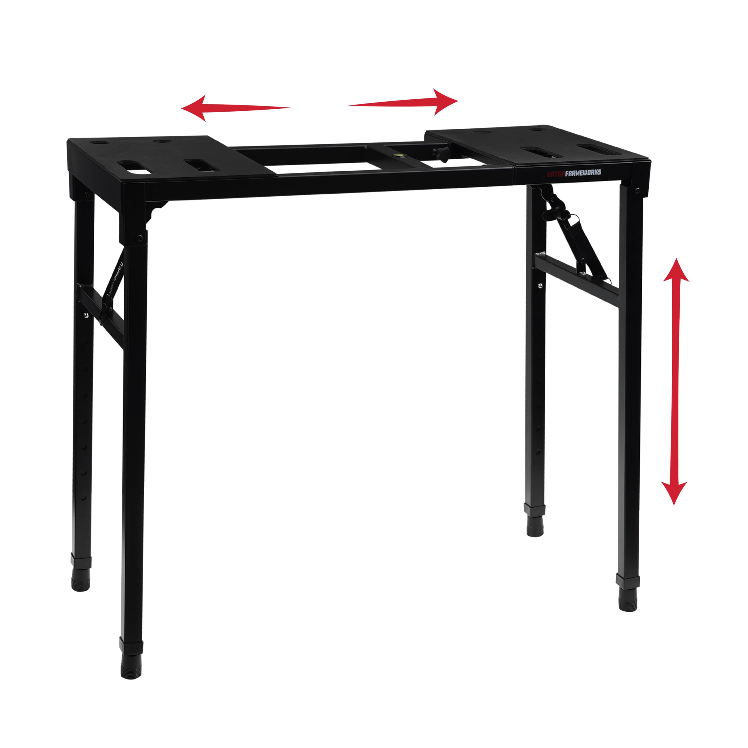GATOR Frameworks ゲーターフレームワークス キーボードスタンド 水準器搭載 GFW-UTILITY-TBL (耐荷重量:60kg) 【国内正規品】