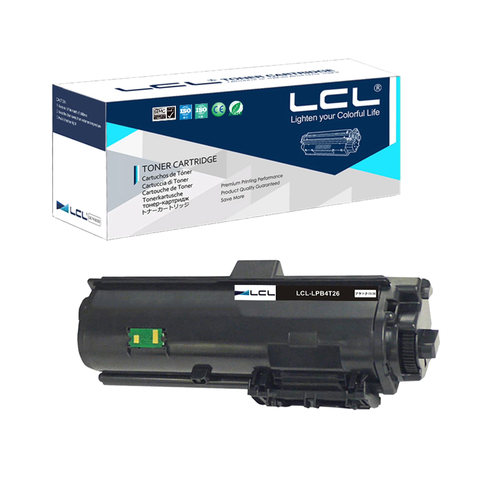 LCL エプソン用 LPB4T26 LPB4T26L 増量 互換トナーカートリッジ (1パック ブラック) 対応機種： LP-S380DN LP-S380DT LP-S380DTN
