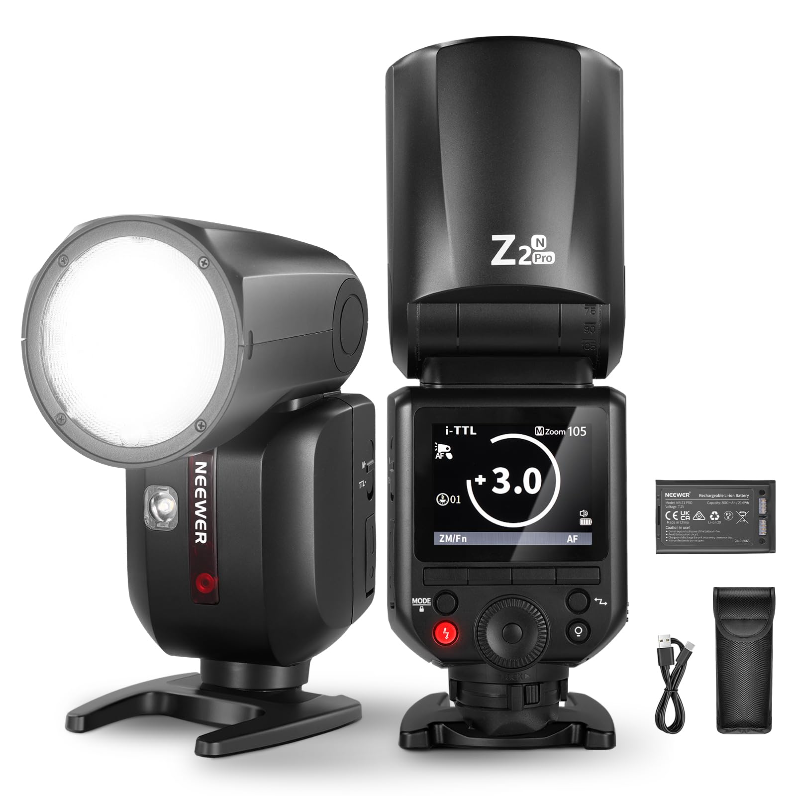 楽天市場】【P10倍+10％引クーポン】NEEWER Z2PRO-F 2.4G 76Ws