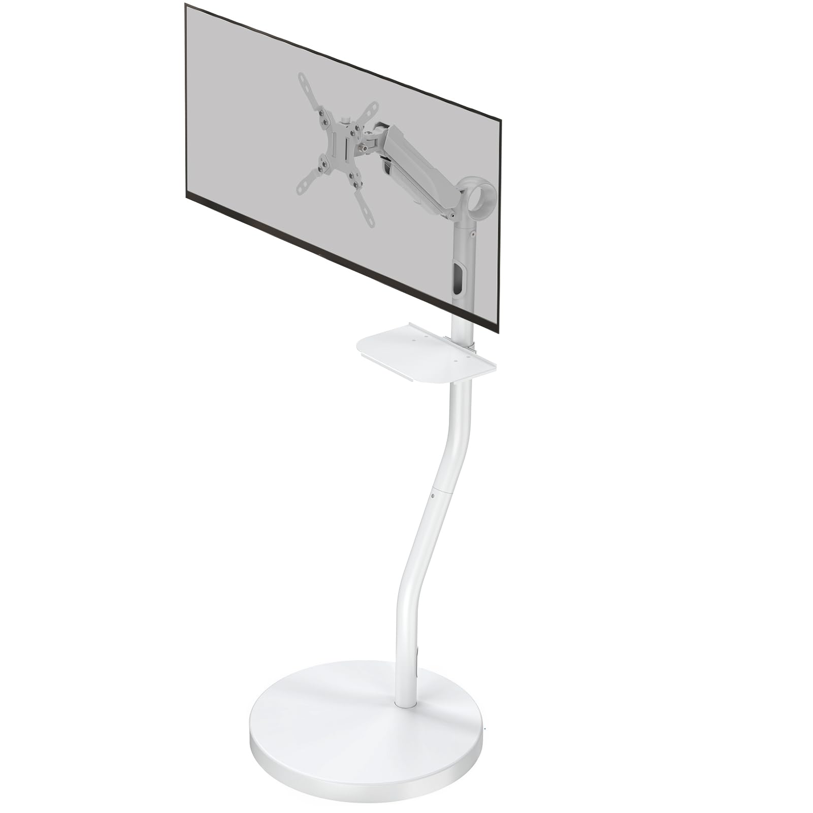 引取可【新品未開封品】床置きモニタースタンド キャスター付き ACMSRAHBK Amazon.co.jp: THANKO モニターアーム 移動式 テレビスタンド