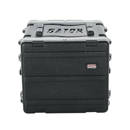 GATOR ゲーター ラックケース 軽量PE製 Rolling Molded Rack Case Series 8U GRR-8L (マウント用ネジ/ワッシャー付属) 【国内正規品】