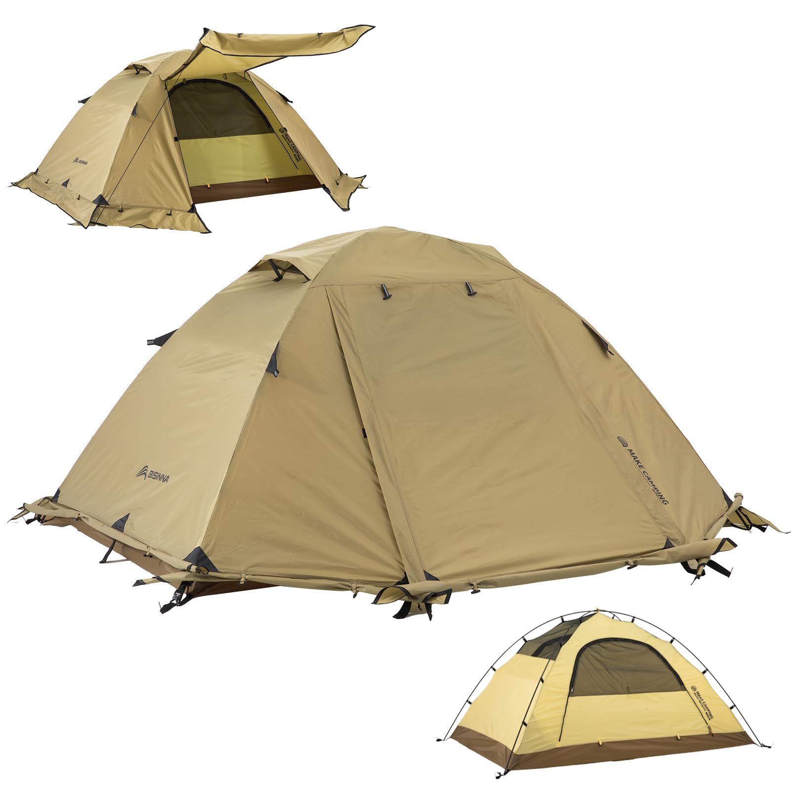 楽天市場】BISINNAテントツーリングドームソロキャンプアウトドア登山