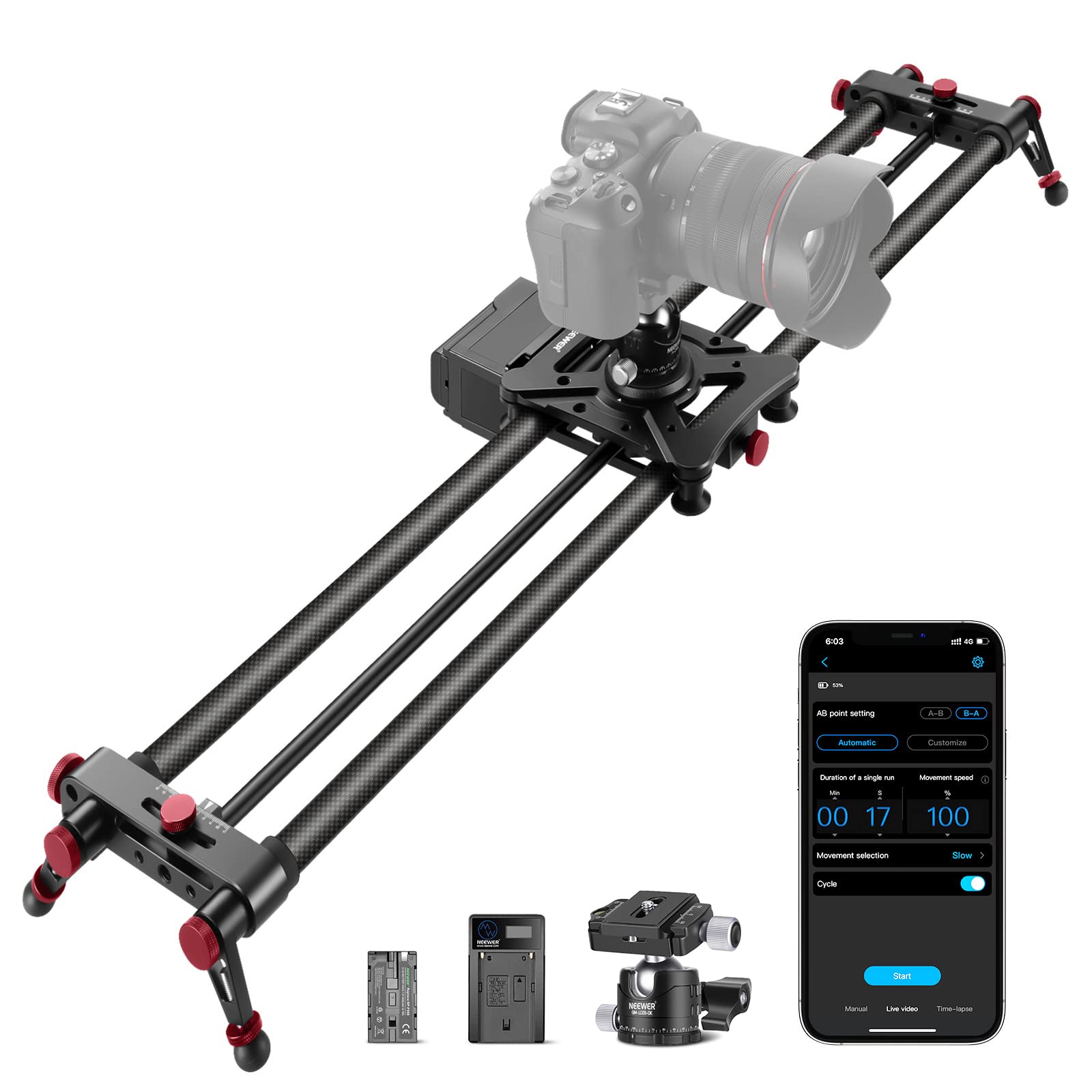 【美品】ASHANKS 電動カメラスライダー動画撮影用 C300S-80 美品】ASHANKS 電動カメラスライダー動画撮影用 C300S-80