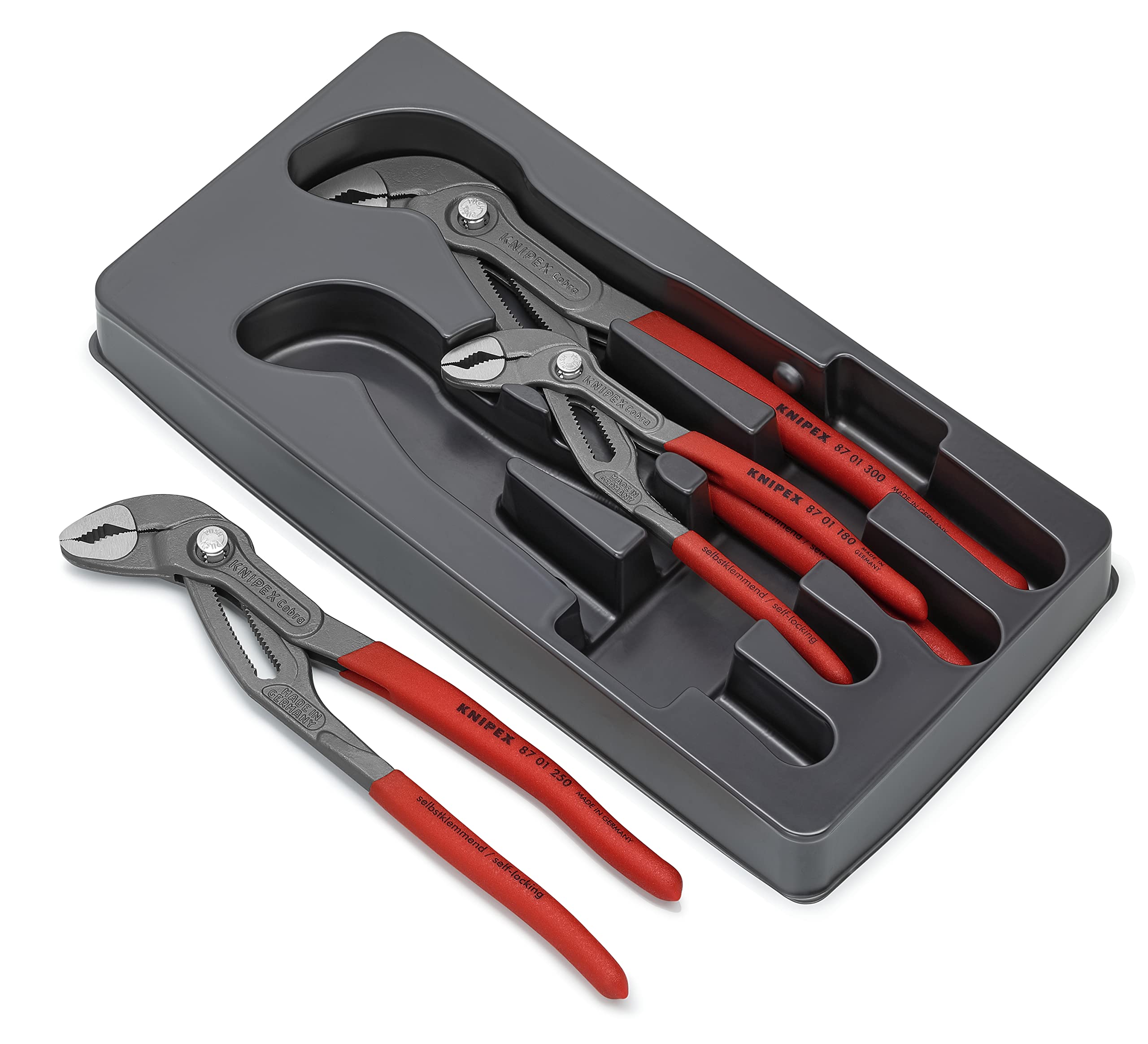 クニペックス KNIPEX 002009V02 コブラ3本セット 180/250/300