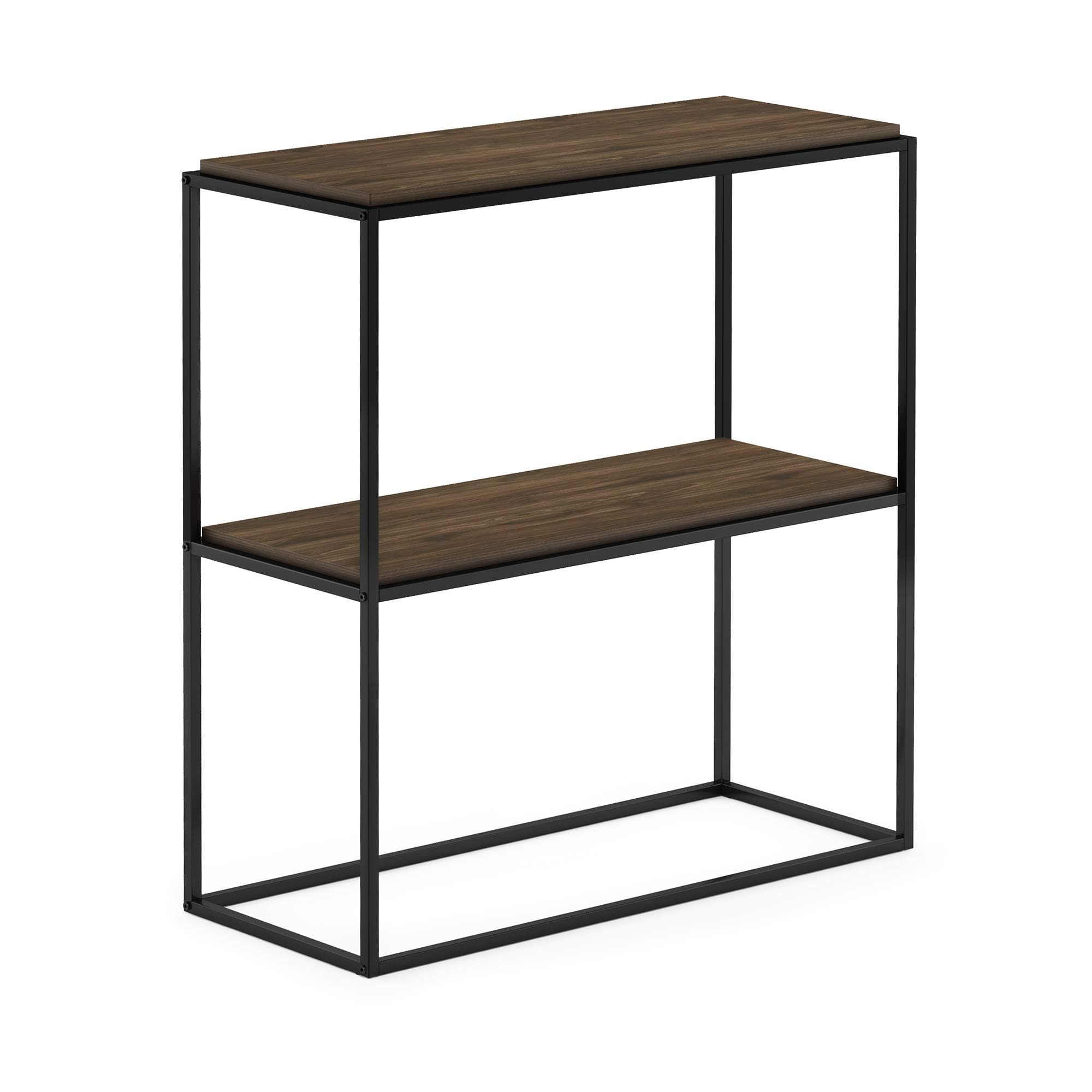 フリノ(Furinno) Moretti Modern Lifestyle ワイドスタッキングシェルフ コロンビアウォルナット 2段 【日本正規輸入品】｜SelectSHOP 岐阜 店