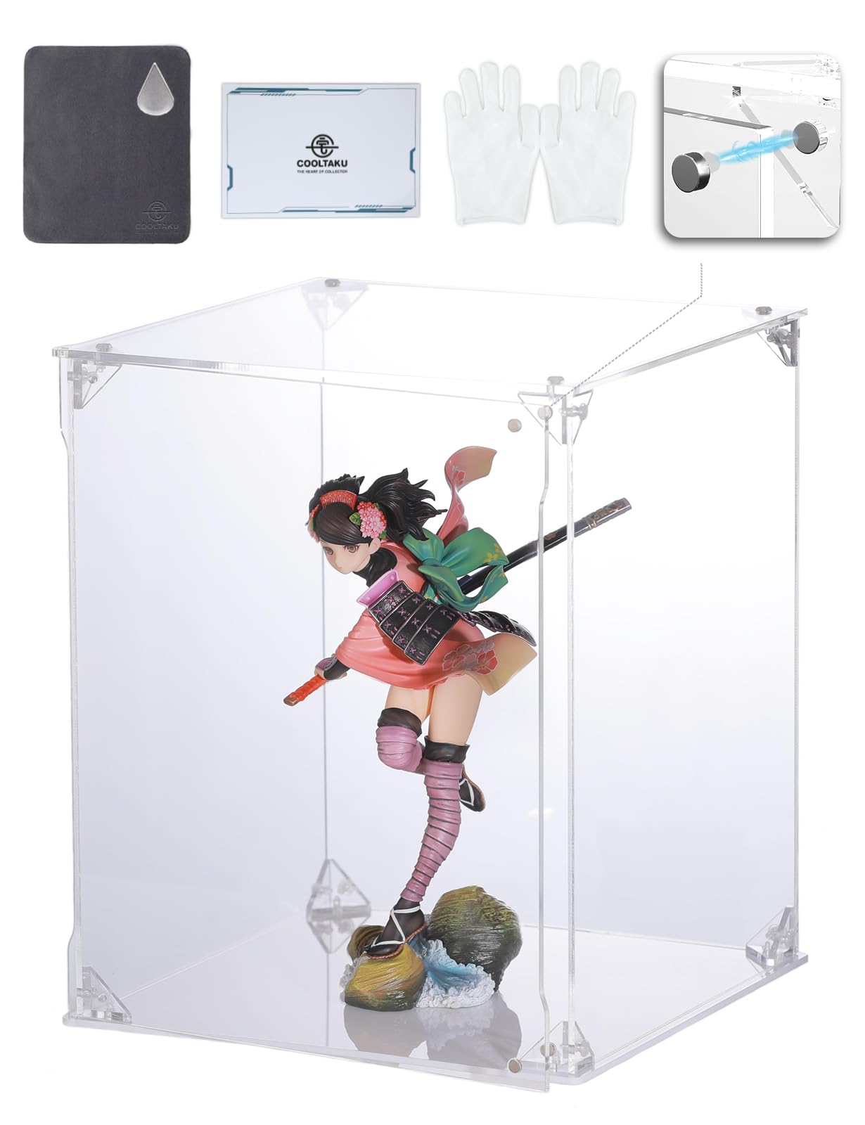 楽天市場】COOLTAKU フィギュア ケース UVカット アクリル マグネット