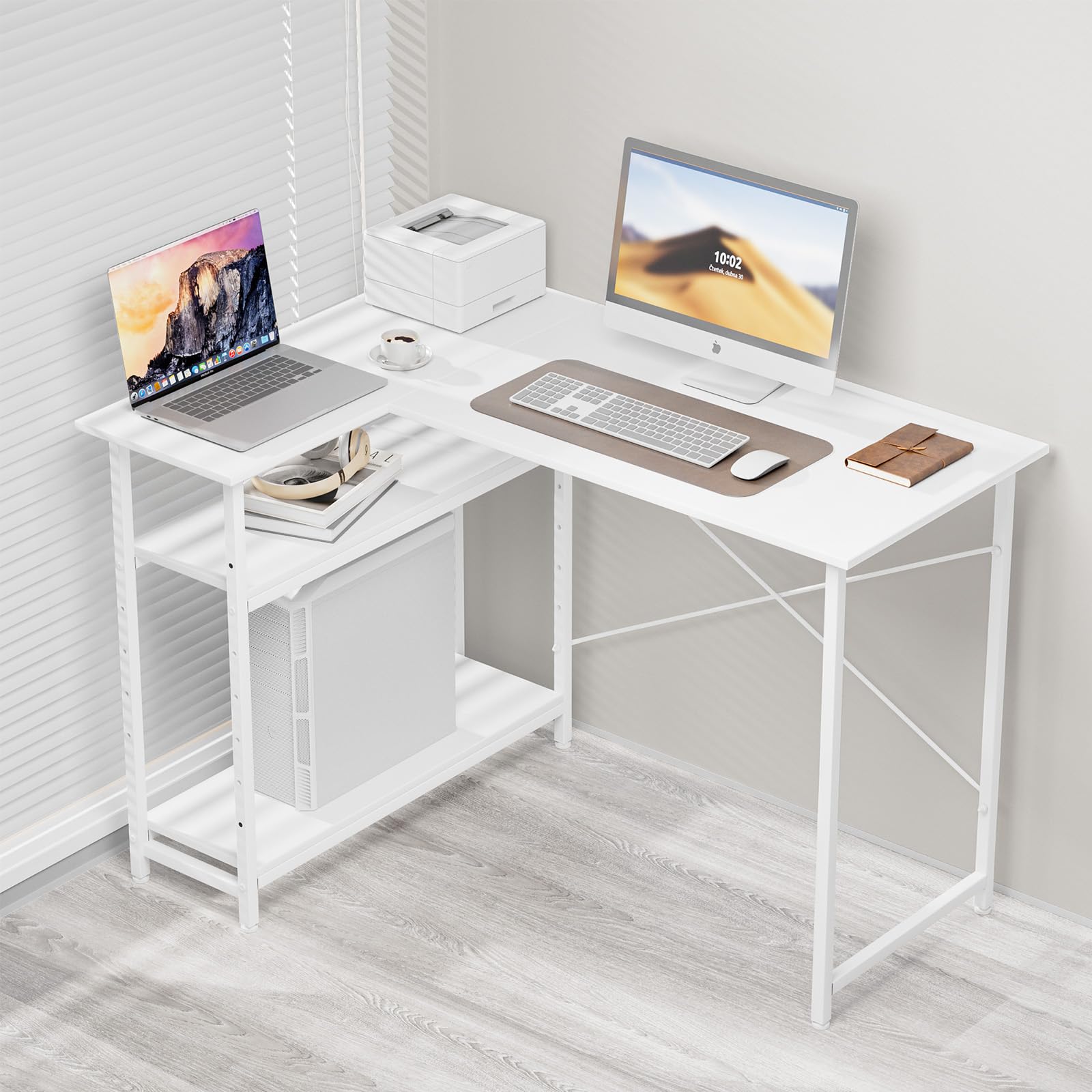 楽天市場】ODK パソコンデスク l字デスク 幅110 ゲーミングデスク pc