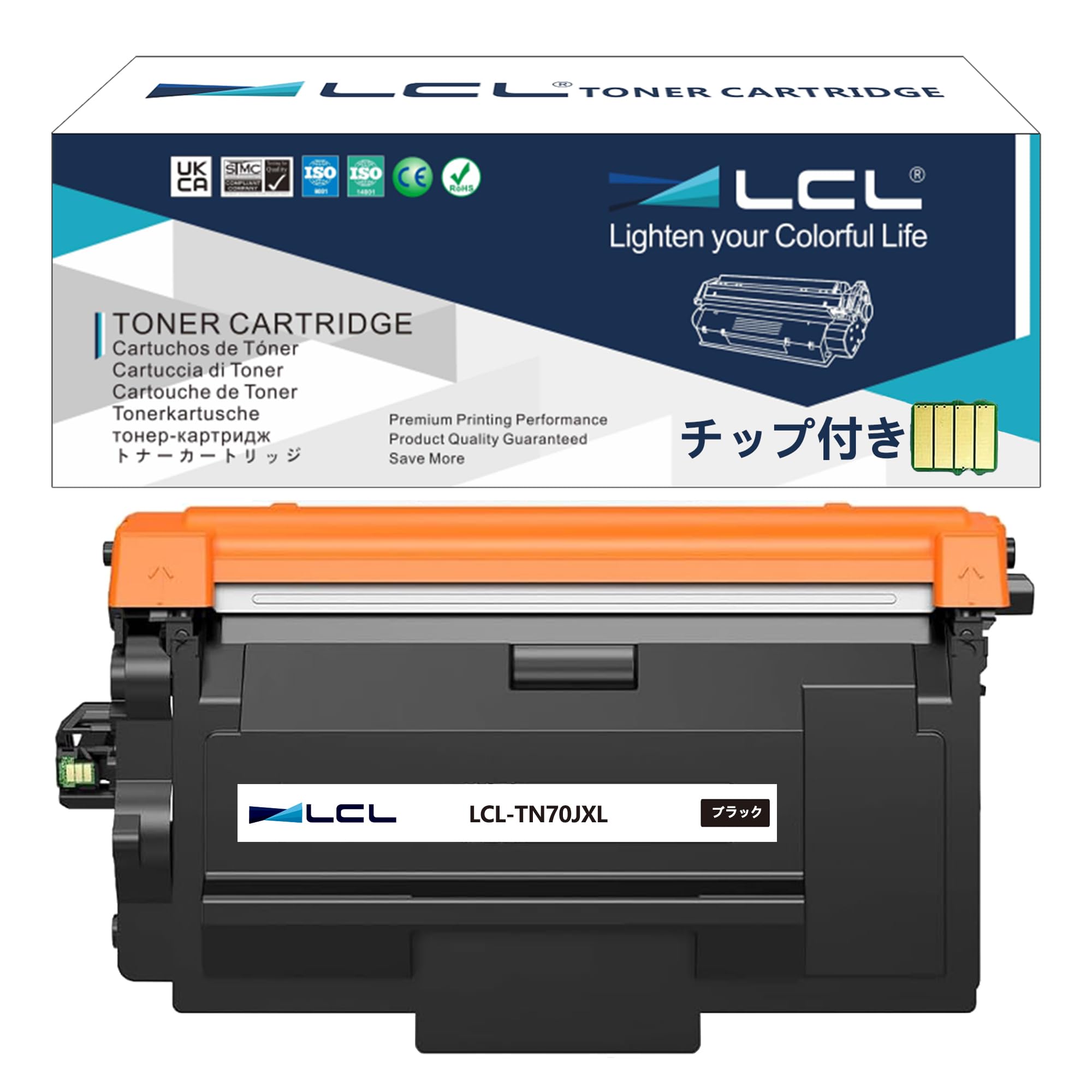 LCL Brother用 ブラザー用 TN70J TN-70J TN70JXL TN-70JXL 6000枚 互換トナーカートリッジ (1パック ブラック) 対応機種：HL-L5210DW HL-L5210DN HL-L6310DW MFC-L6820DW