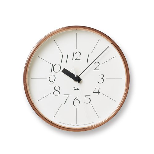 レムノス 掛時計 アナログ 銅の時辰儀 カッ基準打数 大きさ:φ20.4×d6珊 WR11-04 Lemnos