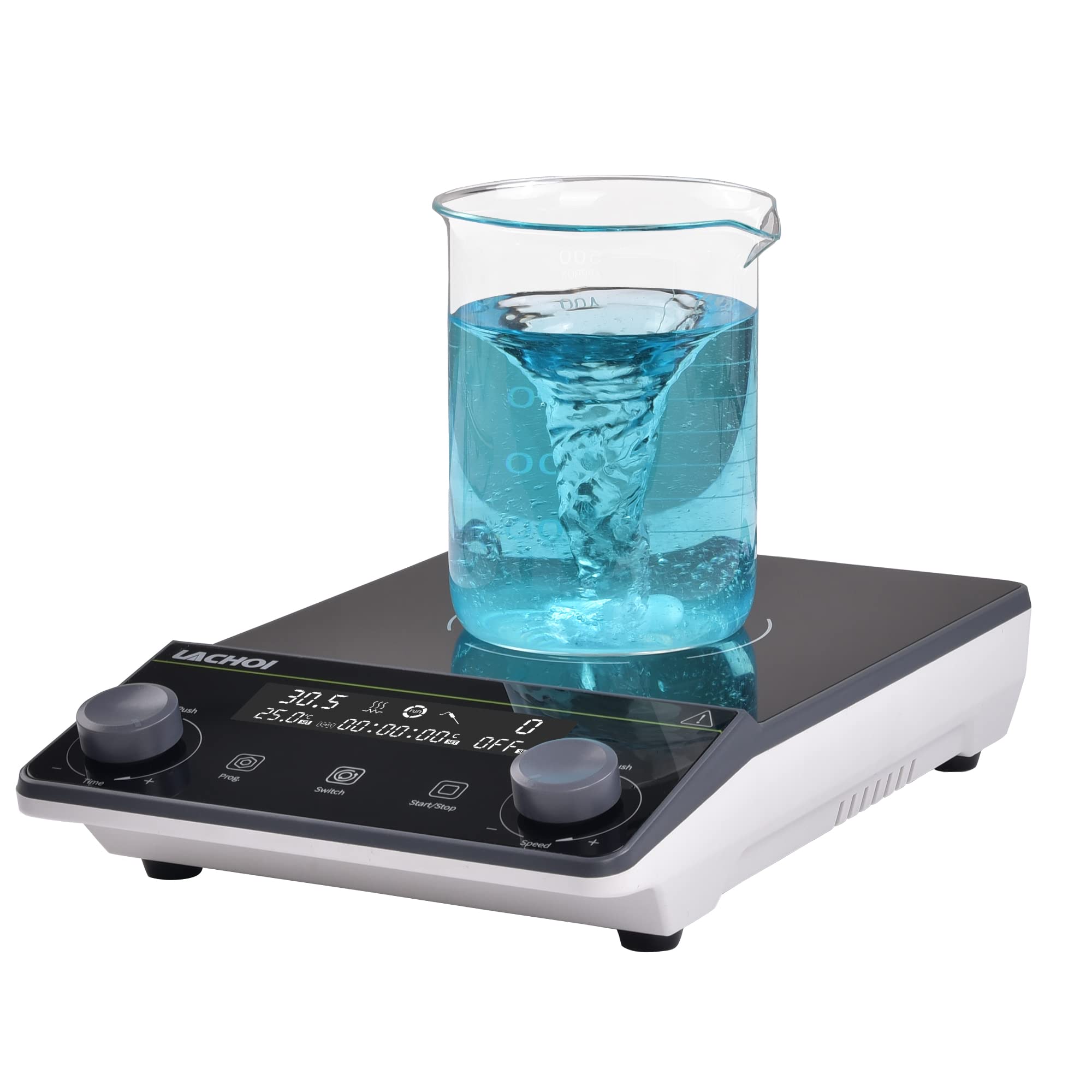 LACHOI 磁気攪拌機、LCDディスプレイ付き、磁気アジテーター、5L容量 LACHOI マグネチックスターラー 300-1500RPM 磁気攪拌機 - メルカリ