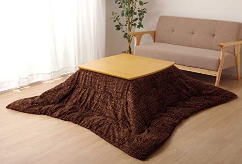 イケヒコ こたつ掛けふとん 長方形 ノート ブラウン 約190&times;240cm #6822219｜SelectSHOP 岐阜 店