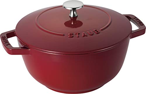 staub ストウブ 「 ワナベ 桜んぼう L 20糎 」 両手 鋳込み ホーロー 鍋 炊飯 3合 IH相応う 【日本置き目売りわたす品】 Wa-NABE 40501-072
