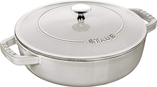 staub ストウブ 「 ブレイザー ソテーパン カンパーニュ 24cm 」 両手 鋳物 ホーロー 鍋 浅型 すき焼き IH対応 【シリアルナンバー付き日本正規販売品】 Braiser 40501-484|SelectSHOP 岐阜 店