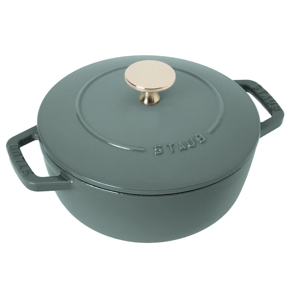 ストウブ(Staub) 「 ワナベ ユーカリ S 16cm 」 両手 鋳物 ホーロー 鍋 炊飯 1合 IH対応 【シリアルナンバー付き日本正規販売品】 Wa-NABE Z1025-327|SelectSHOP 岐阜 店