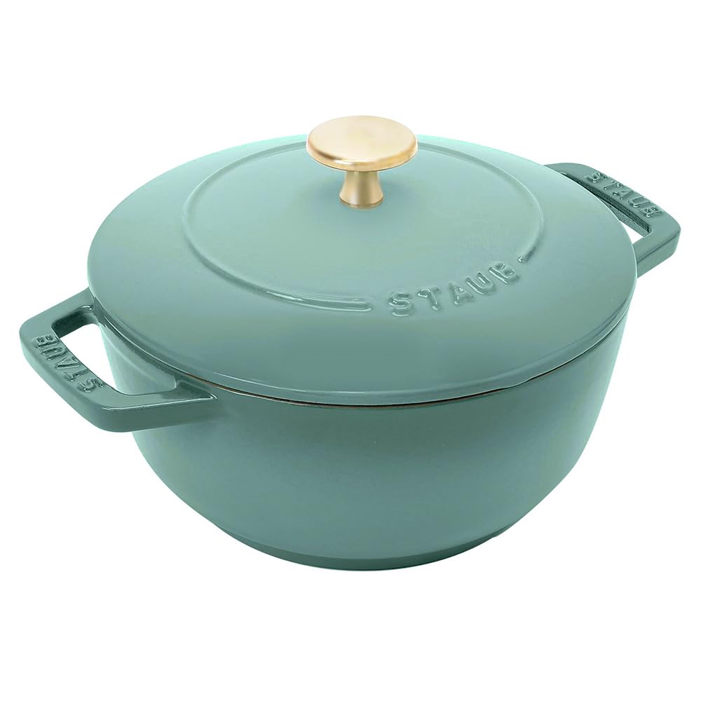 staub ストウブ 「 ワナベ ユーカリ M 18cm 」 両手 鋳物 ホーロー 鍋 炊飯 2合 IH対応 【シリアルナンバー付き日本正規販売品】 Wa-NABE Z1027-781｜SelectSHOP 岐阜 店