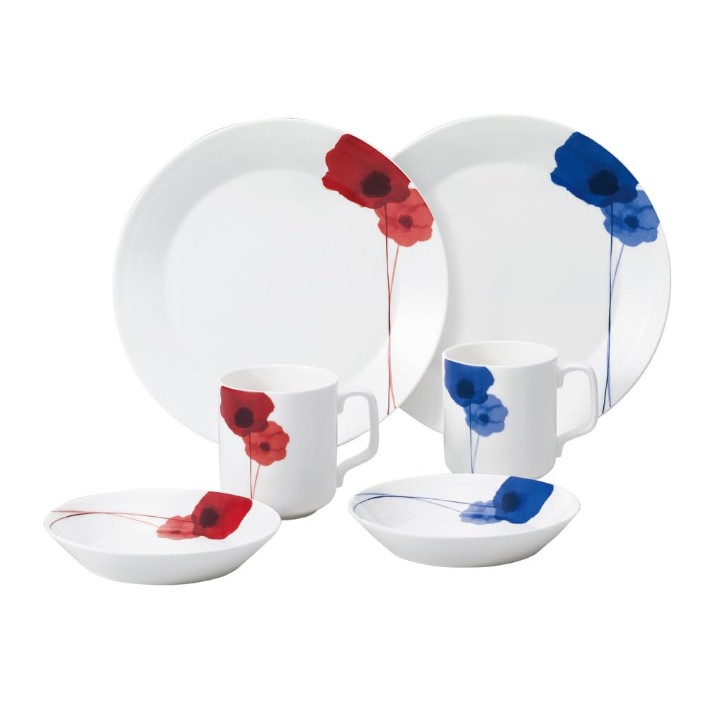 楽天市場】NARUMI(ナルミ) 食器セット 青花 ブルー 花柄 2人用 8ピース