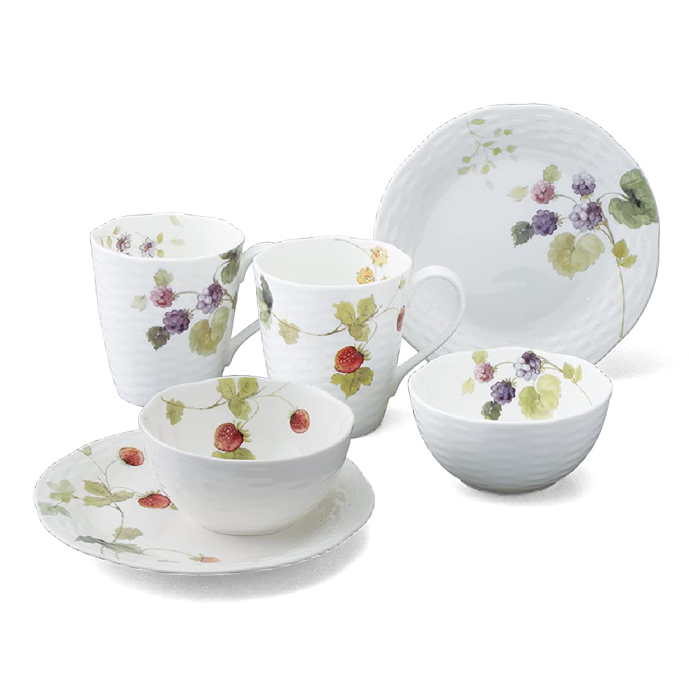 楽天市場】NARUMI(ナルミ) 食器セット 青花 ブルー 花柄 2人用 8ピース