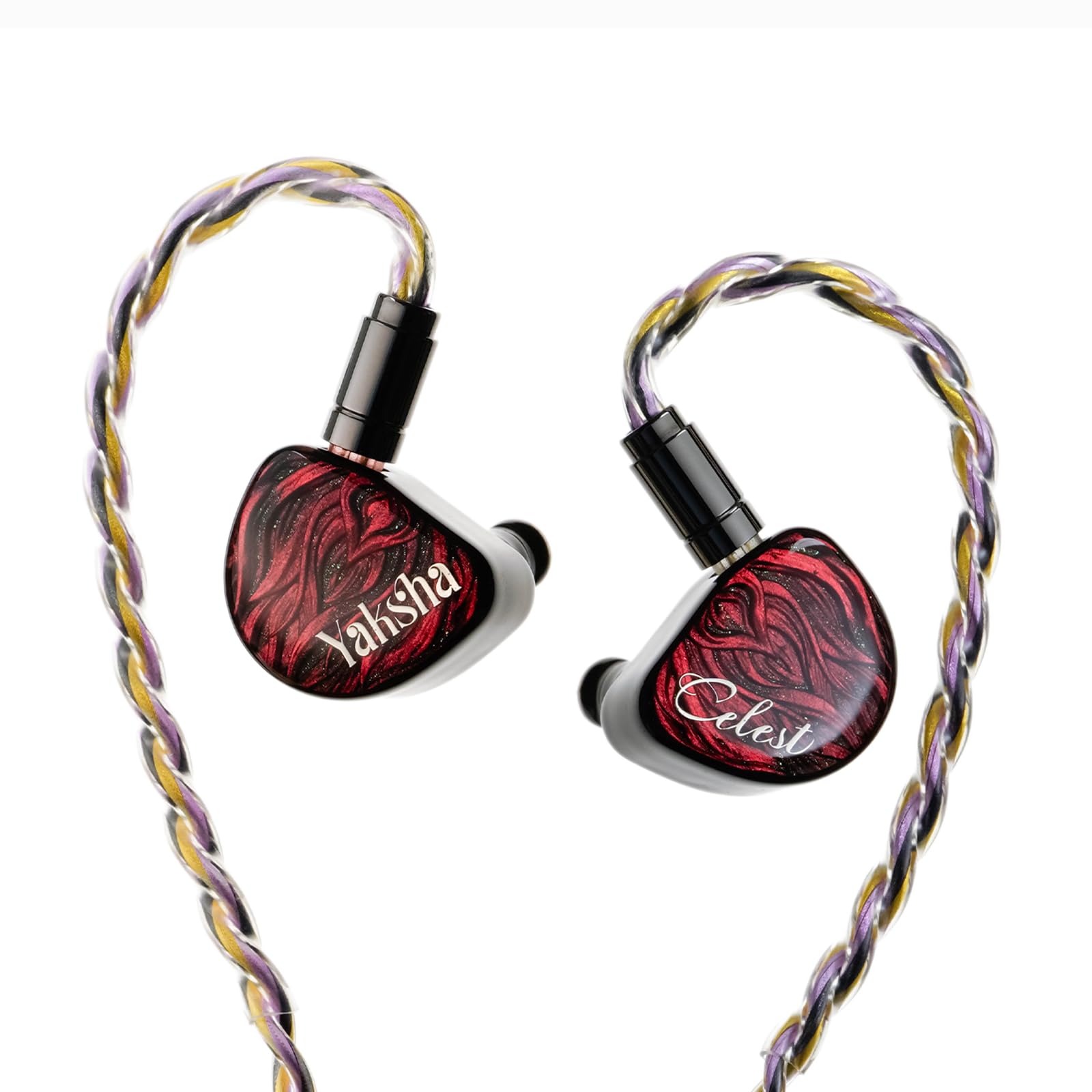 HiFiGo Kinera Celest Yaksha 有線ハイブリッド インイヤー モニター イヤホン（2DD+1BA+1MPD） カナル型 中華イヤホン HiFi音質 0.78 2pin脱着式ケーブル 映画鑑賞/楽器練習/TV視聴/ゲーム/ミキシング用