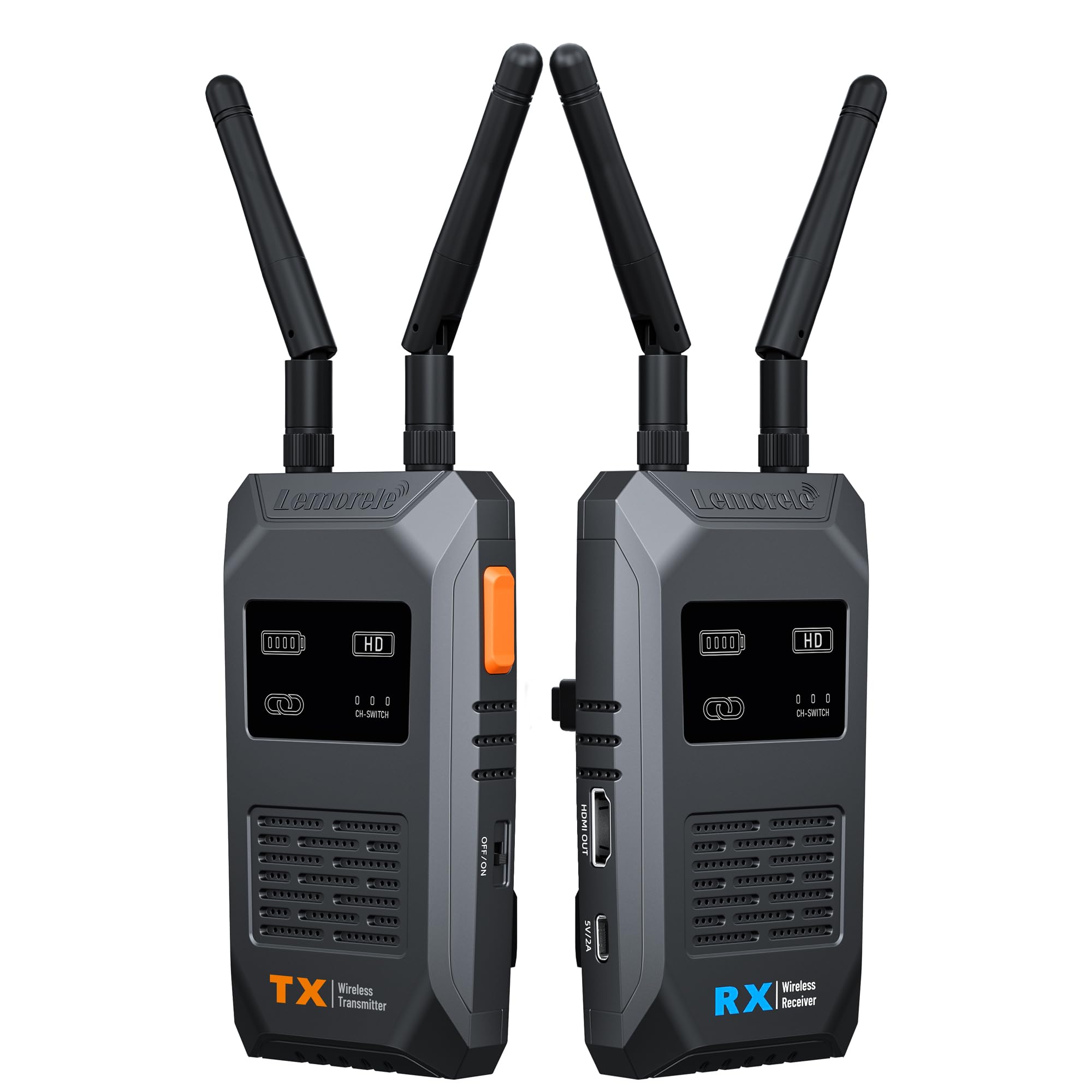 楽天市場】ワイヤレスHDMI 送受信機セット 小型 拡張モード 1×送信機+1