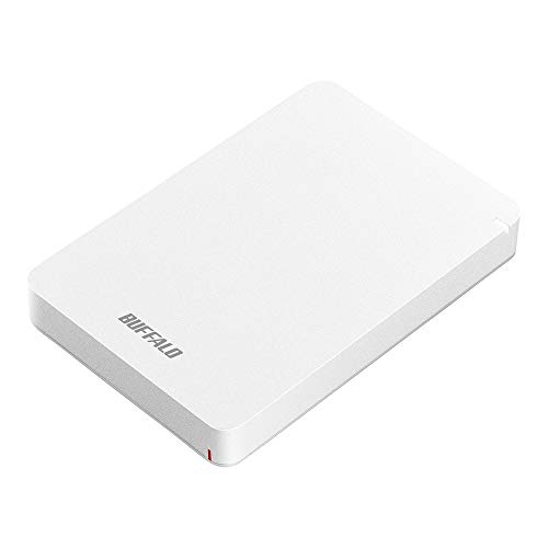 BUFFALO USB3.1(Gen.1)対応 耐衝撃ポータブルHDD 2TB ホワイト HD-PGF2.0U3-BWHA
