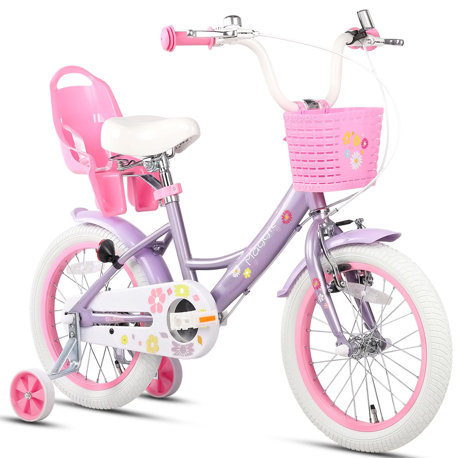 キッズ自転車 18インチ 【Glerc】女の子用自転車　低学年 取り外し補助輪 キッズ自転車 18インチ 【Glerc】女の子用自転車 低学年